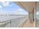 Spacious condo balcony offers incredible views of the waterway and bridge at 330 Concord St # 18F, Charleston, SC 29401