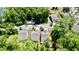Aerial shot of a secluded lot offering privacy from nearby houses at 3997 Aspera Dr, Summerville, SC 29483