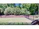 Large fenced backyard with mature trees, providing privacy and shade at 3997 Aspera Dr, Summerville, SC 29483