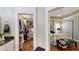 Bathroom view showing walk-in closet and main bedroom at 3997 Aspera Dr, Summerville, SC 29483