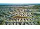 Expansive aerial view of the residential area shows neighborhood ponds at 413 Ribiero Dr, Summerville, SC 29486