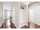 Welcoming hallway with a built-in bench, coat hooks, and access to other rooms at 413 Ribiero Dr, Summerville, SC 29486