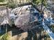 Aerial view of the home and large yard, with mature trees and a shed visible on the property at 4437 Garwood Dr, Ladson, SC 29456