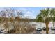Scenic water view with palm trees and cars parked along the street at 49 Ashley Ave, Charleston, SC 29401