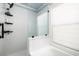 Modern shower with subway tile surround, glass enclosure, and sleek fixtures at 700 Preservation Pl, Mount Pleasant, SC 29464