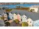 Beautiful multi-colored townhouse exteriors with modern architectural details and harbor views at 81 Sandbar Ln # 19, Folly Beach, SC 29439