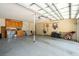 Garage with overhead lighting and storage shelves at 10 Skyeman Dr, Charleston, SC 29414