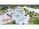 Stunning aerial view of the community pool area, perfect for relaxation and recreation at 1013 Sagegrass St, Summerville, SC 29485