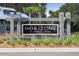 Horizons at Summers Corner community sign with mature landscaping and welcoming entrance at 1013 Sagegrass St, Summerville, SC 29485