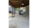 Inviting outdoor patio area with pool, stairs, basketball hoop, and ceiling fan at 104 Greensboro Ln, Ladson, SC 29456