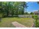 Well-maintained backyard featuring lawn, privacy fence, and path at 1059 Sago Palm Ct, Mount Pleasant, SC 29429