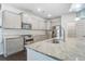 Modern kitchen with granite countertops and stainless steel appliances at 1059 Sago Palm Ct, Mount Pleasant, SC 29429