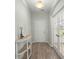 Inviting entryway with hardwood floors and elegant decor, leading to the rest of the home at 110 Levis Song Ct, Goose Creek, SC 29445