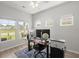 Bright home office with ample natural light, ideal for remote work or study at 110 Levis Song Ct, Goose Creek, SC 29445