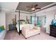Comfortable bedroom with an inviting seating area, decorative pillows, and a tranquil ambiance at 113 Crosscut Ln, Summerville, SC 29486