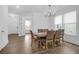 Elegant dining room featuring hardwood floors, and ample natural light at 1238 Homecoming Blvd Blvd, Ravenel, SC 29470
