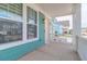 Inviting front porch with views of the neighborhood and space for seating at 1238 Homecoming Blvd Blvd, Ravenel, SC 29470
