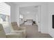 Spacious main bedroom with a luxurious bed, complemented by modern furnishings and ample natural light at 1238 Homecoming Blvd Blvd, Ravenel, SC 29470