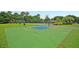 Community basketball court with vibrant green surface and clearly marked lines for play at 1325 Moss Path, Mount Pleasant, SC 29464