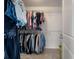 Walk-in closet with wire shelving and ample storage space for clothing at 1589 Bluewater Way, Charleston, SC 29414