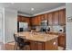 Spacious kitchen featuring granite countertops and stainless steel appliances at 1589 Bluewater Way, Charleston, SC 29414
