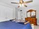 Bedroom features a bed with a large dresser and dual closets at 185 Whaler Ave, Summerville, SC 29486