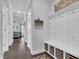 Hallway featuring a built-in bench with storage and access to other rooms at 185 Whaler Ave, Summerville, SC 29486