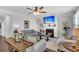 Cozy living room features a fireplace, comfortable seating, and a bright, inviting atmosphere at 185 Whaler Ave, Summerville, SC 29486