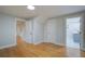 Spacious bedroom with light-colored walls and doorway access to hallway and ensuite bathroom at 1986 Elaine St, Johns Island, SC 29455