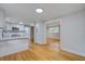 Bright kitchen with new appliances, white cabinets, and hardwood floors at 1986 Elaine St, Johns Island, SC 29455