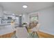 Open living space featuring a kitchen, dining area, and view to the living room at 1986 Elaine St, Johns Island, SC 29455