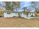 View of backyard and home with trees and a patio at 2462 Swallow Dr, Charleston, SC 29414