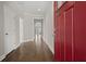 Inviting entryway with hardwood floors and a view straight into the living area at 267 Palmetto Walk Dr, Summerville, SC 29486