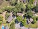 Stunning aerial view of a neighborhood featuring mature trees and well-maintained homes at 3 Birmingham Ct, Charleston, SC 29407