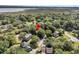 Aerial view of neighborhood with water view and GPS pin at 3 Birmingham Ct, Charleston, SC 29407