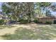 Green backyard featuring a shed and lush lawn, complemented by mature trees for shade and privacy at 3 Birmingham Ct, Charleston, SC 29407