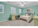 Inviting bedroom with a desk, comfortable bed, and soft lighting, perfect for study at 3 Birmingham Ct, Charleston, SC 29407