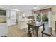Bright kitchen with a breakfast nook and sliding door leading to the outdoor patio at 3 Birmingham Ct, Charleston, SC 29407