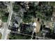 Aerial view showcases the lot size and neighborhood at 307 Mill St, Walterboro, SC 29488