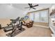 Home gym featuring exercise equipment and natural light at 3128 Palmetto Blvd, Edisto Island, SC 29438