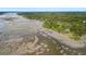 Broad aerial perspective showcasing expansive marshes, a meandering river, and vibrant green trees at 3399 Freeman Hill Rd, Johns Island, SC 29455