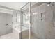 This stylish bathroom features a tub and glass enclosed shower at 4019 Cascades Thrust, Summerville, SC 29483