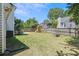 Expansive backyard with a playset and plenty of room for outdoor activities at 402 Bay Creek Dr, Charleston, SC 29414