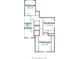 Second-floor plan featuring bedrooms and a bathroom at 402 Bay Creek Dr, Charleston, SC 29414