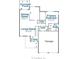 Home floor plan displaying the layout of rooms including the living room, kitchen, and bedrooms at 402 Bay Creek Dr, Charleston, SC 29414