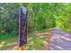 Trail map along a greenway path surrounded by lush trees and greenery on a sunny day at 402 Bay Creek Dr, Charleston, SC 29414
