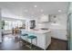 Well-lit kitchen featuring an island and modern appliances, perfect for culinary enthusiasts at 413 Station 22 1/2 St, Sullivans Island, SC 29482
