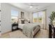 Cozy bedroom featuring two windows, soft natural light, neutral colors, and hardwood floors at 4314 Grange Cir, Summerville, SC 29486
