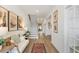 Inviting foyer with hardwood floors, elegant furnishings, and plenty of natural light at 4314 Grange Cir, Summerville, SC 29486