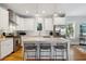 Modern kitchen showcases stainless steel appliances, granite countertops, and hardwood floors at 4524 Orr St, North Charleston, SC 29405